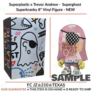 Superplastic x Trevor Andrew -  Superghost Superkranky 8" Vinyl Figure - NEW